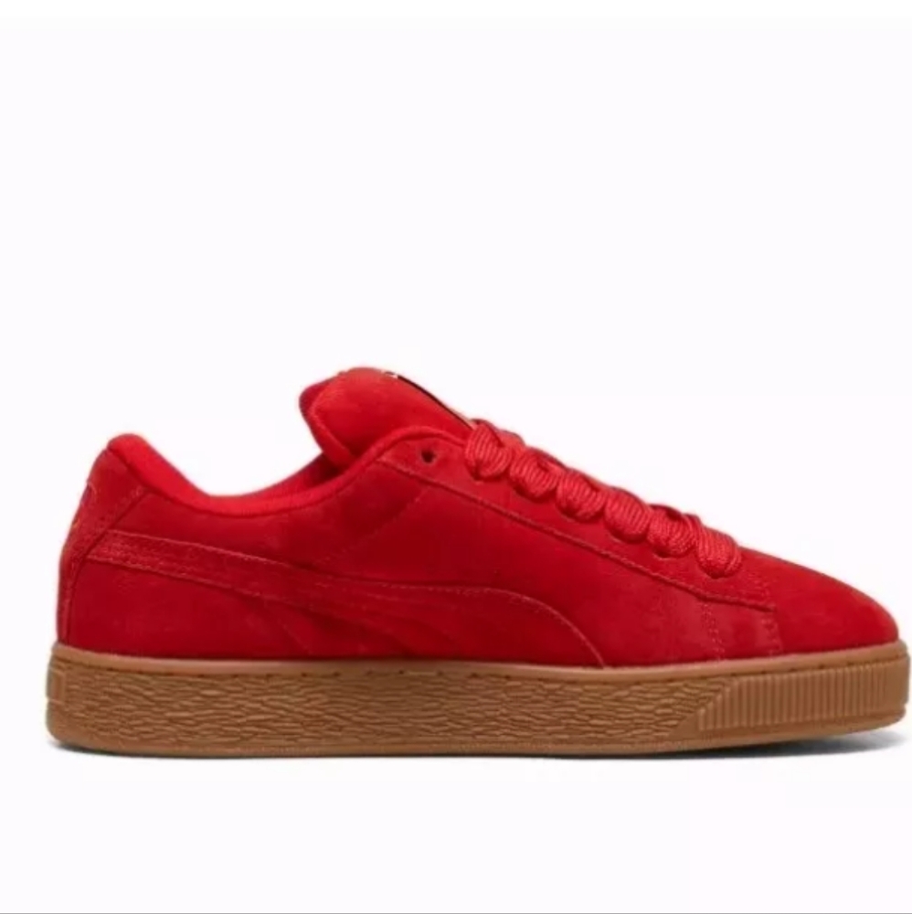 Puma PLAY LOUD Suede XL Red / Gum Low Sneakers 401709_01 Men's - Picture 2 of 8